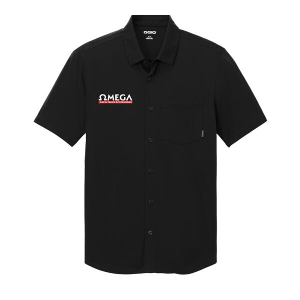 OGIO® Extend Short Sleeve Button-Up - Alt [Embroidered]  Thumbnail